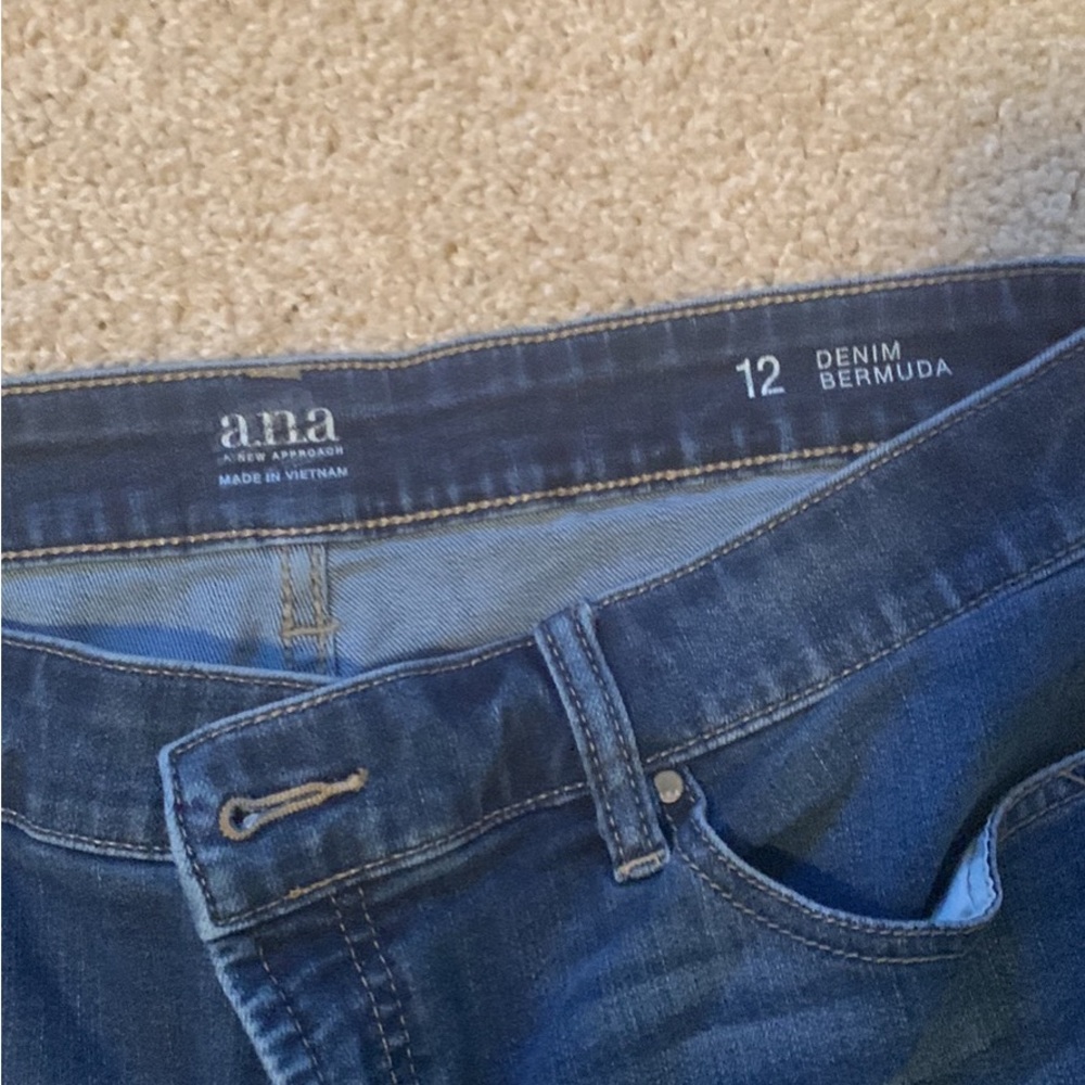 a.n.a women’s Bermuda denim shorts size 12